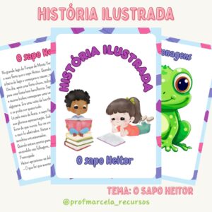 Historia ilustrada o sapo Heitor