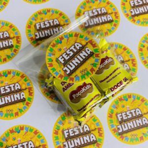 Card para embalagem junina