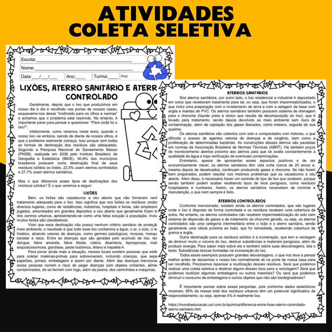 Coleta seletiva atividades - Imagem 8