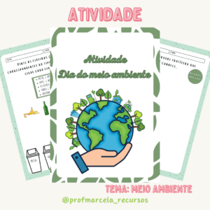 atividade dia do meio ambiente