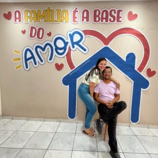 ARQUIVO - PAINEL GIGANTE PARA O DIA DA FAMÍLIA