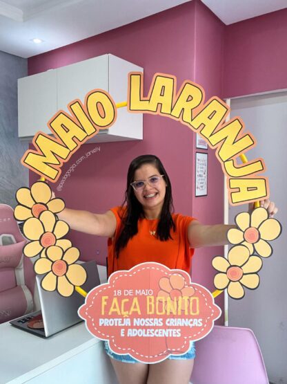 ARQUIVO - BAMBOLÊ PARA FOTOS MAIO LARANJA/FAÇA BONITO - Image 4