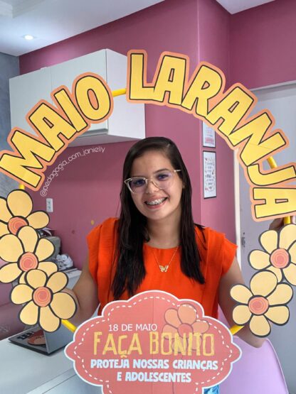 ARQUIVO - BAMBOLÊ PARA FOTOS MAIO LARANJA/FAÇA BONITO - Image 2