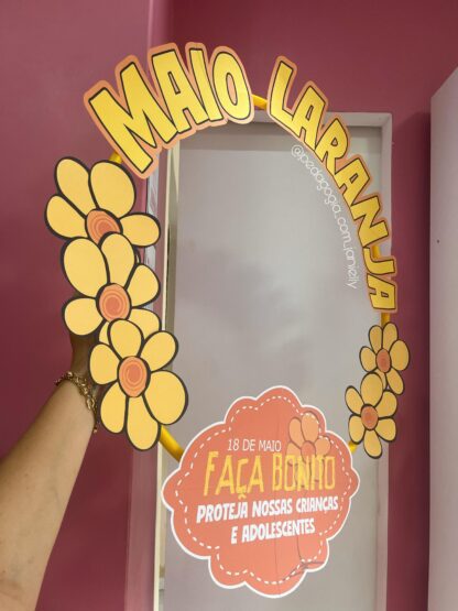 ARQUIVO - BAMBOLÊ PARA FOTOS MAIO LARANJA/FAÇA BONITO - Image 3