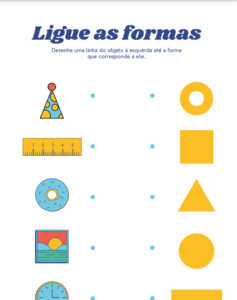Formas geométricas atividades