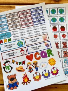 KIT ADESIVOS PLANO DE AULA + INCENTIVOS (JUNHO)