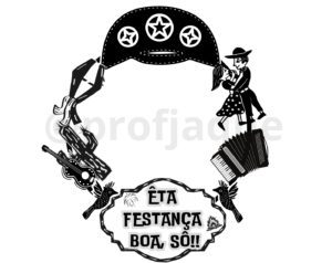 Bambolê junino xilogravura