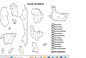 Atividade placas tectônicas