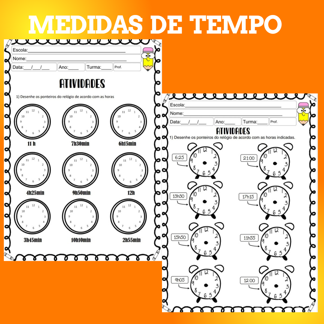 Medidas de Tempo atividades - Imagem 2
