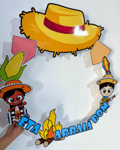 Decoração Bambolê Junino