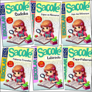 PACOTE DE PASSATEMPOS PARA SALA DE AULA