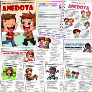 Anedota: Gênero Textual, interpretação de texto e produção textual