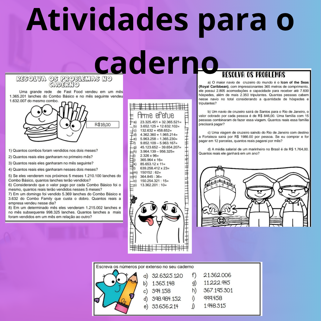 Atividades variadas de matemática 5º ano vol.1 - Imagem 9