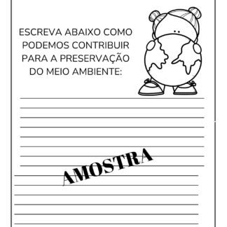 Atividade - Conscientização do Meio Ambiente