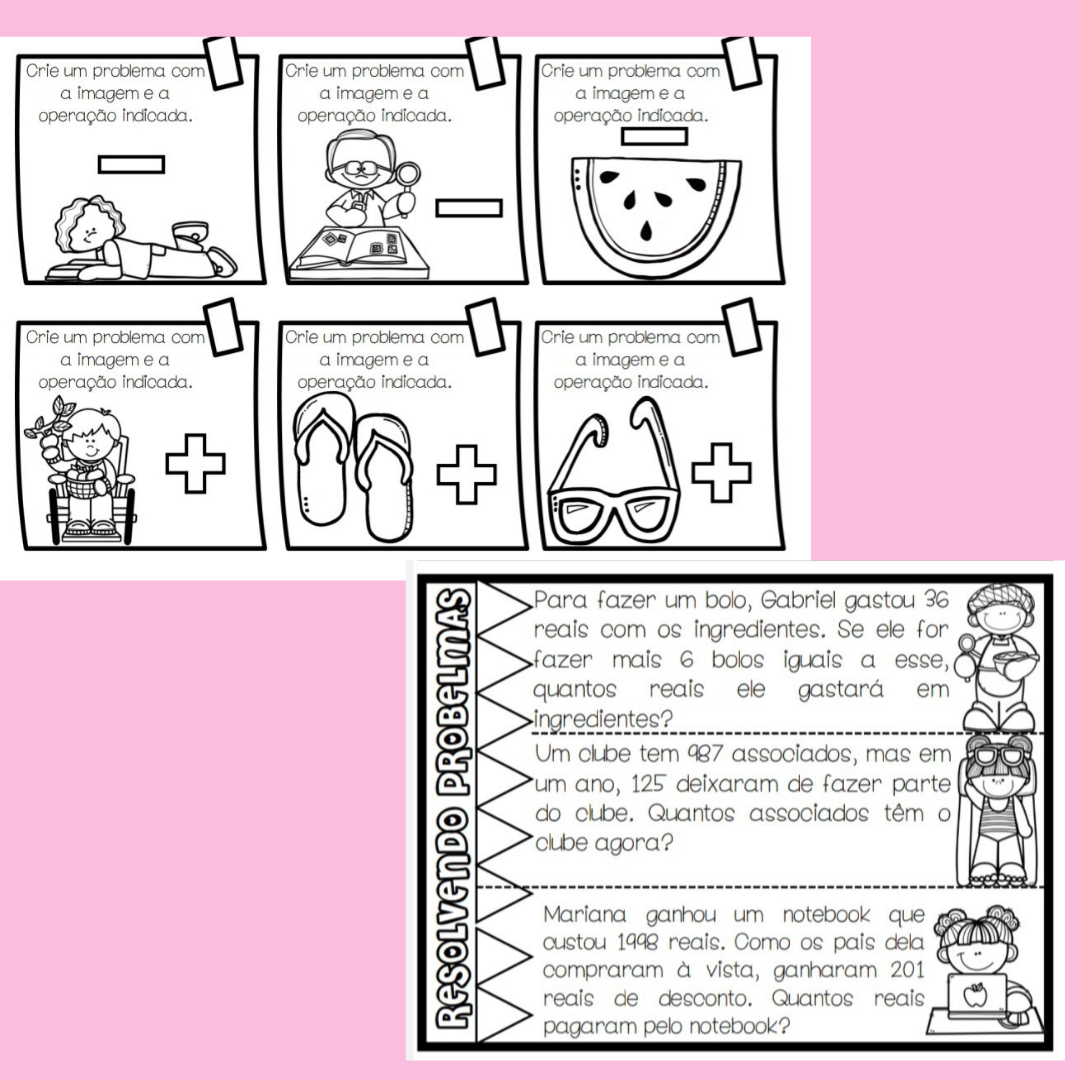 matemática folhinhas de atividades para o caderno vol.1 - Imagem 5