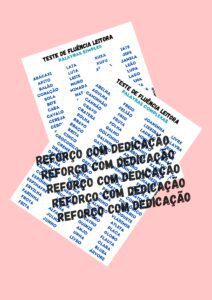 Teste de fluência leitora