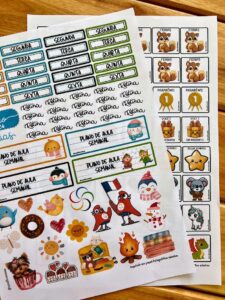 KIT ADESIVOS PLANO DE AULA + INCENTIVOS (JULHO))