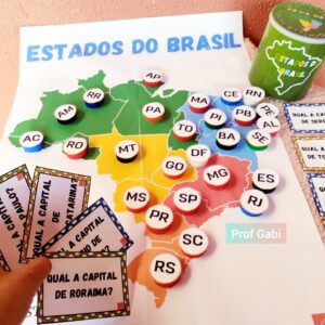 Mapa do Brasil- estados brasileiros