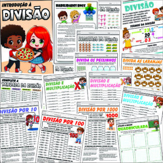 DIVISÃO - PACOTE COM 100 ATIVIDADES