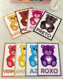 Ursinhos das Cores ( cards) – Educação Especial