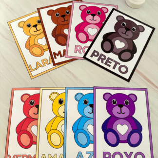 Ursinhos das Cores ( cards) - Educação Especial