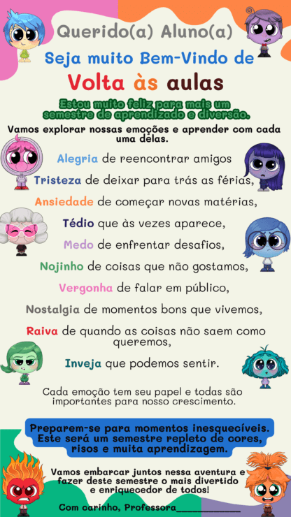Mensagem Volta às aulas Editável - Image 19