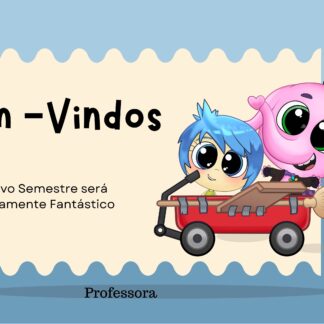 Mensagem Volta às aulas Editável