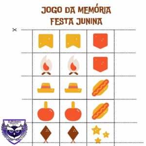 JOGO DA MEMÓRIA JUNINO