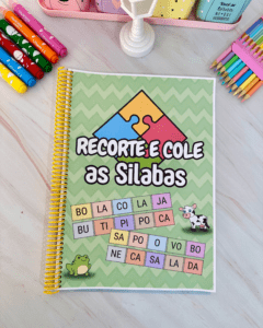 Recorte e cole as sílabas ( Educação Especial)