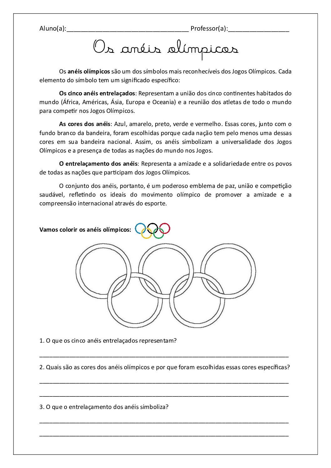 Anéis Olímpicos