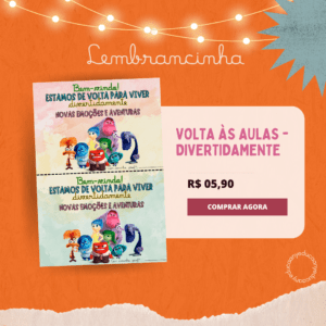 Lembrancinhas Divertida Mente – Bem-vindo de Volta às Emoções e Aventuras!