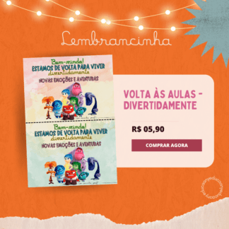 Lembrancinhas Divertida Mente – Bem-vindo de Volta às Emoções e Aventuras!