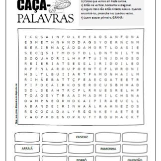 Caça-palavras Junino!
