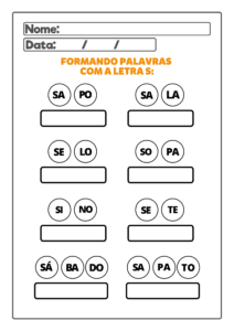Formando Palavras