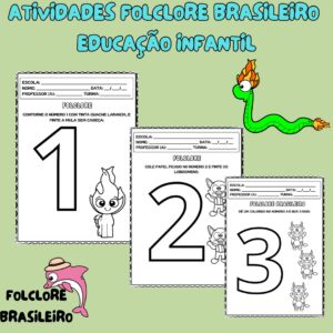 Atividade folclore para educação infantil