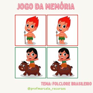 Jogo da memória folclore