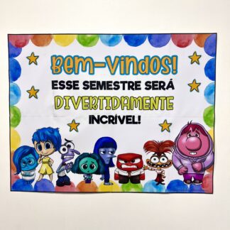 PAINEL VOLTA ÀS AULAS DIVERTIDAMENTE 🫶🏻