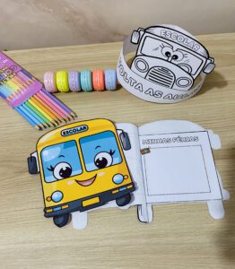 Livrinho Volta às aulas Ônibus Escolar