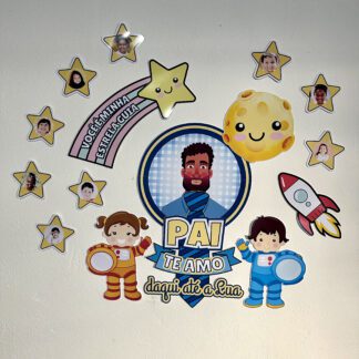Painel Dia dos Pais estrelas