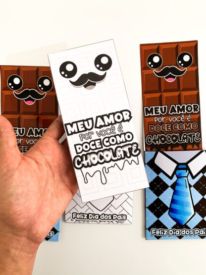 Cartão Dia dos Pais - Tema Chocolate - Image 4