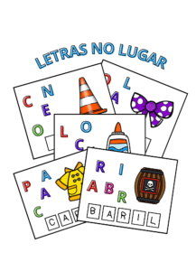 LETRAS NO LUGAR