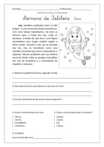 Folclore: Iara – Leitura + Interpretação