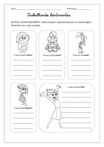 Trabalhando Sentimentos – Divertida Mente