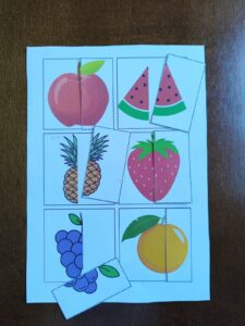 Metade das frutas