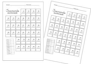 Treinando Multiplicação x2 e x3