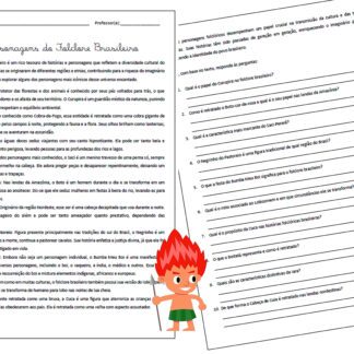 Personagens Folclore: Leitura + Interpretação