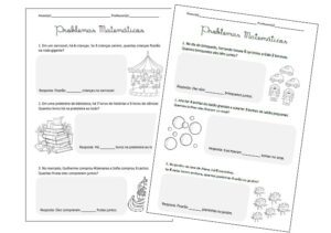 Problemas Matemáticos 1º ano