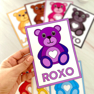Cards Cores Ursinhos