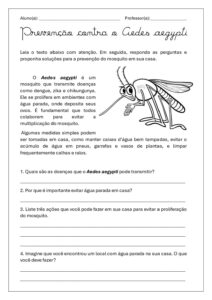 Prevenção contra o Aedes aegypti