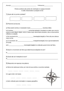 Atividade Pontos Cardeais